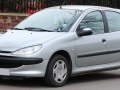 1998 Peugeot 206 - Tekniska data, Bränsleförbrukning, Mått