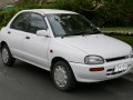 1991 Mazda 121 II (DB) - Tekniska data, Bränsleförbrukning, Mått
