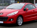 2009 Peugeot 207 CC (facelift 2009) - Tekniska data, Bränsleförbrukning, Mått