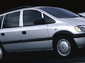 2001 Holden Zafira - Технически характеристики, Разход на гориво, Размери