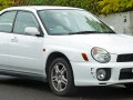 2001 Subaru Impreza II - Dane techniczne, Zużycie paliwa, Wymiary