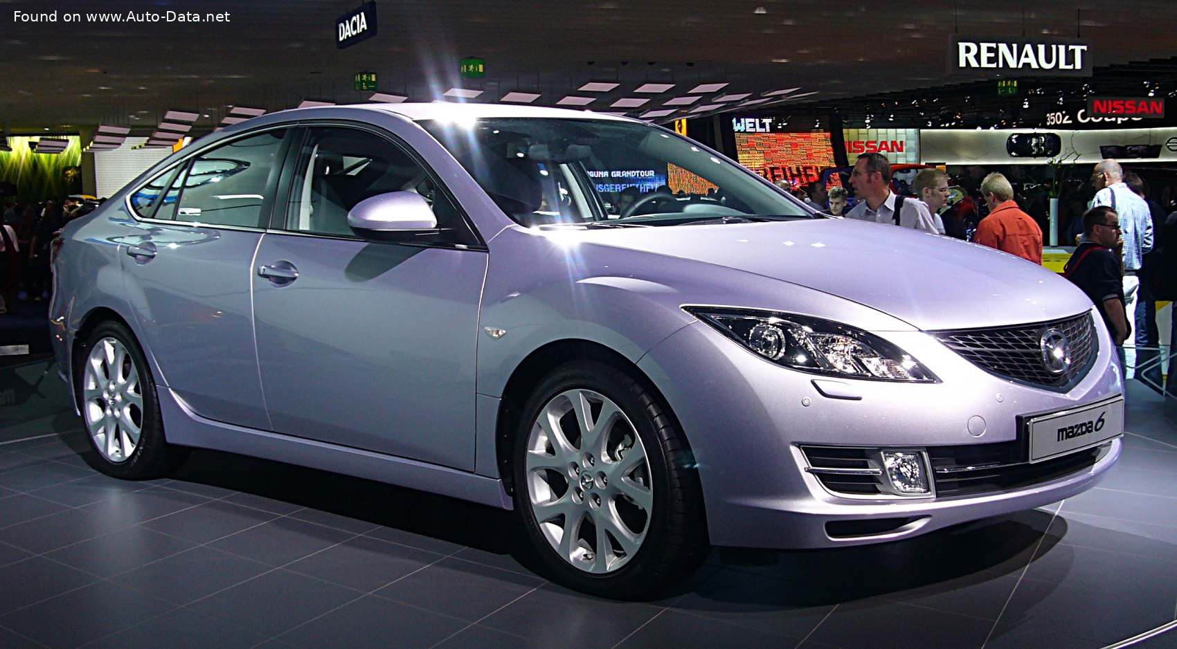 2007 Mazda 6 II Hatchback (GH) 1.8 (120 Hp)  Technical specs, data, fuel  consumption, Dimensions