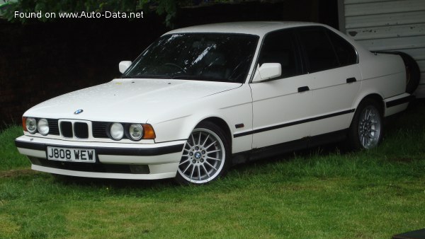 1988 BMW 5 Series (E34) 520i Hp) | specs, fuel Dimensions