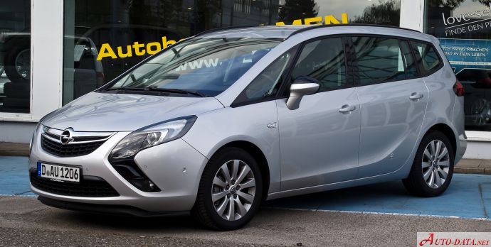 Opel Zafira C 2.0 CDTI (130 Hp) Automatic | Technical specs, data, consumption, Dimensions