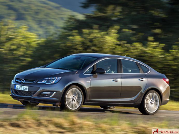 2012 Opel Astra J Sedan 1.4 Turbo (140 PS)  Technische Daten, Verbrauch,  Spezifikationen, Maße