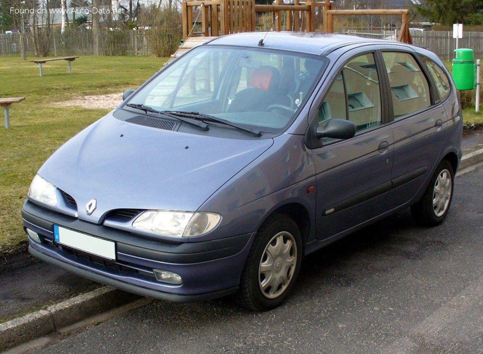 1997 Renault Scenic I (Phase I) 1.6 (75 Hp) Technical