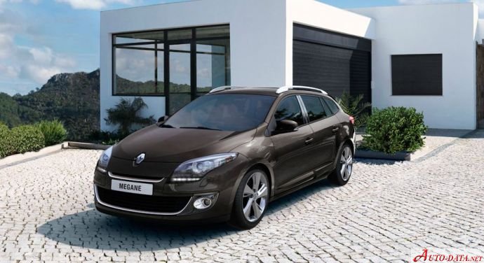 2012 Renault Megane III Grandtour (Phase II, | Technical Fuel consumption, Dimensions