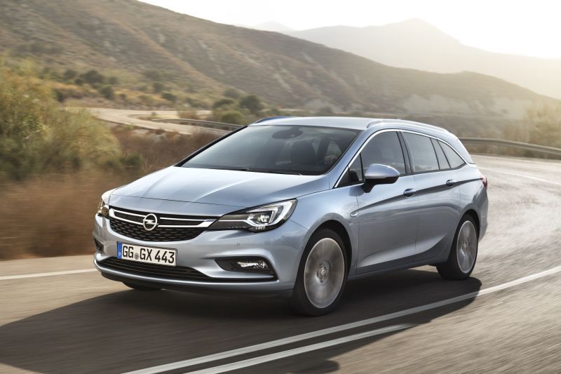 2018 Opel Astra K Sports Tourer 1.4 Turbo Hp) | Technical specs, data, fuel consumption, Dimensions