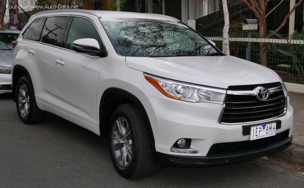 Toyota Kluger Iii 3 5 V6 273 Hp Awd Automatic Technical