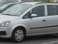 2005 Vauxhall Zafira B - Технические характеристики, Расход топлива, Габариты