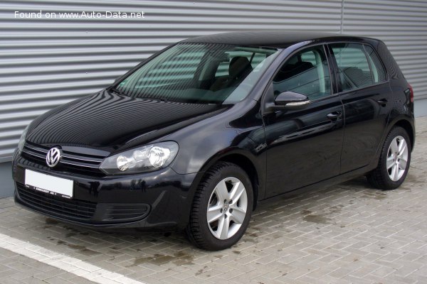 2010 Volkswagen Golf VI TSI Hp) | Technical specs, data, fuel Dimensions
