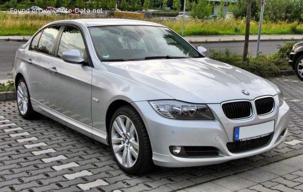 2009 BMW 3 Series (E90, facelift 2008) 318i (143 Hp) | Technical data, fuel consumption, Dimensions