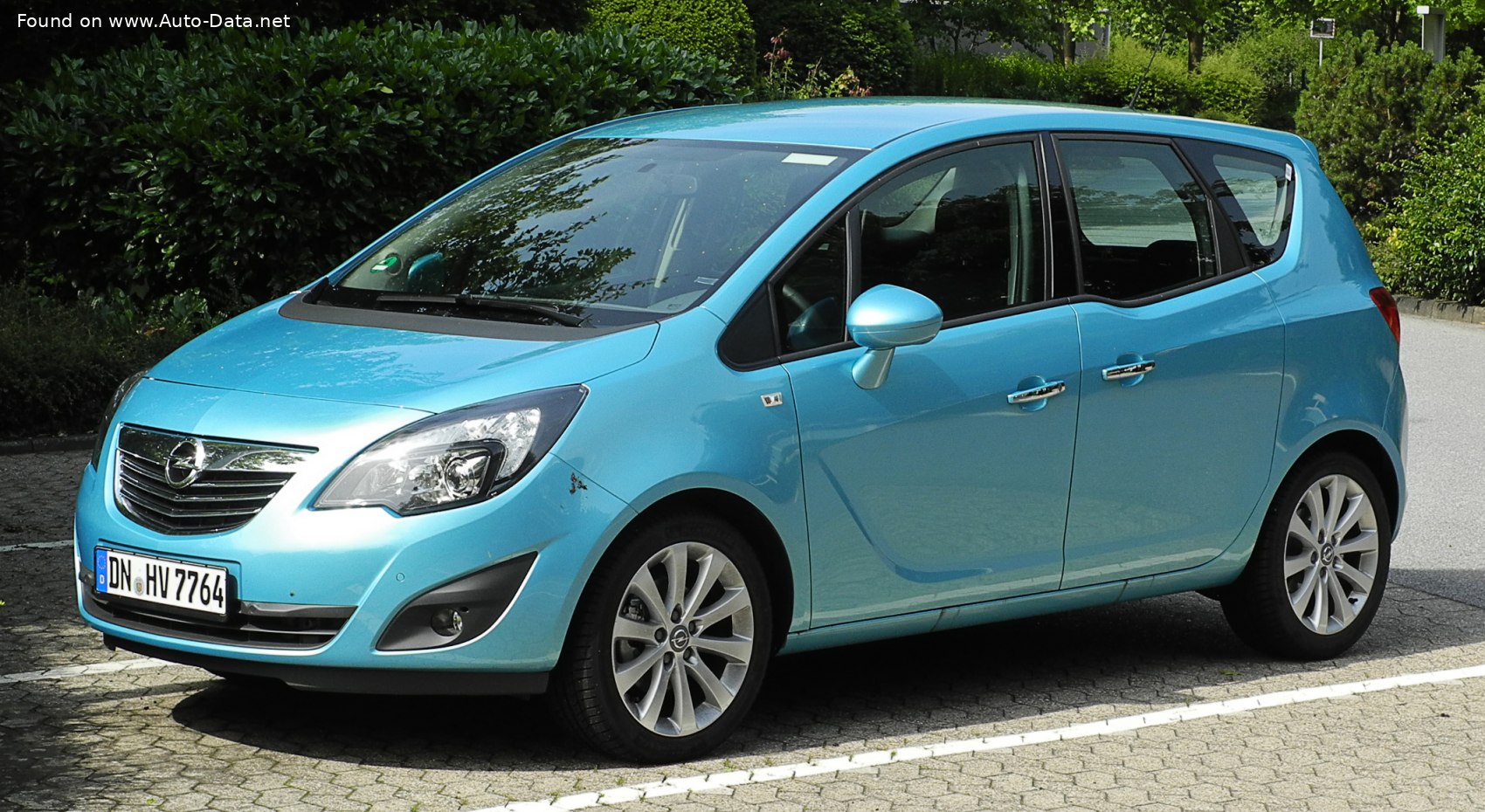 2010 Opel Meriva B 1.4 Turbo (140 Hp)  Technical specs, data, fuel  consumption, Dimensions