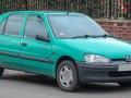 1996 Peugeot 106 II (1) - Технические характеристики, Расход топлива, Габариты