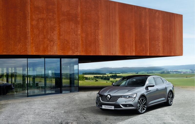 Renault Talisman 2015-2020 Dimensions Side View