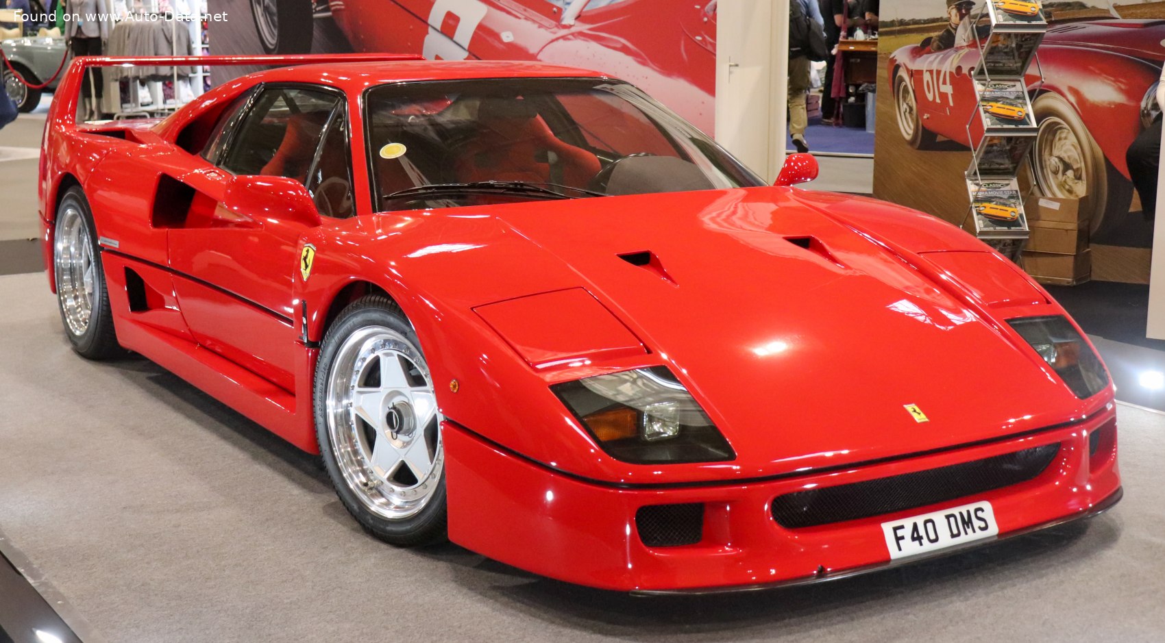 1987 Ferrari F40 2.9 i V8 32V (478 Hp) | Technical specs, data, fuel consumption, Dimensions