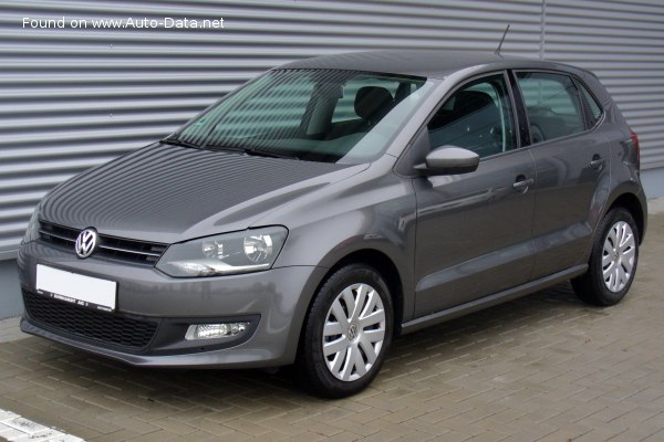 Agrarisch plank beetje 2009 Volkswagen Polo V 1.6 TDI (75 Hp) 3-dr | Technical specs, data, fuel  consumption, Dimensions
